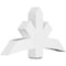 Ekena Millwork Alberta Architectural Grade PVC Gable Bracket, 48"W x 26"H x 6"D x 6"F, 13/12 Pitch GBP048X26X0606ALB00 - alternate 1